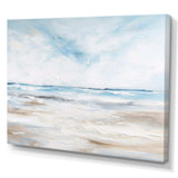 Coastal Beach Minimal Scenery I - Coastal Canvas Wall Art