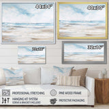 Coastal Beach Minimal Scenery I - Coastal Canvas Wall Art