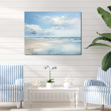 Coastal Beach Minimal Scenery II - Coastal Canvas Wall Art