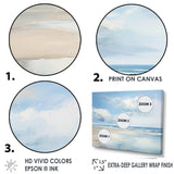 Coastal Beach Minimal Scenery II - Coastal Canvas Wall Art