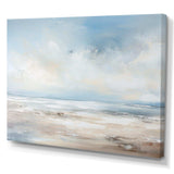 Coastal Beach Minimal Scenery III - Coastal Canvas Wall Art