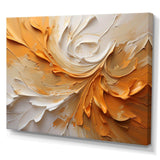 Gold And Beige Soft Wave Paint II - Abstract Canvas Wall Art