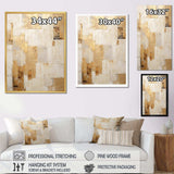 Beige And Gold Dream Collage I - Abstract Canvas Wall Art