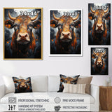 Liquid Fusion Cow Portrait - Cow Wall Decor