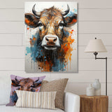 Popart Urban Cow - Animals Canvas Wall Art