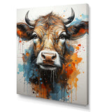 Popart Urban Cow - Animals Canvas Wall Art