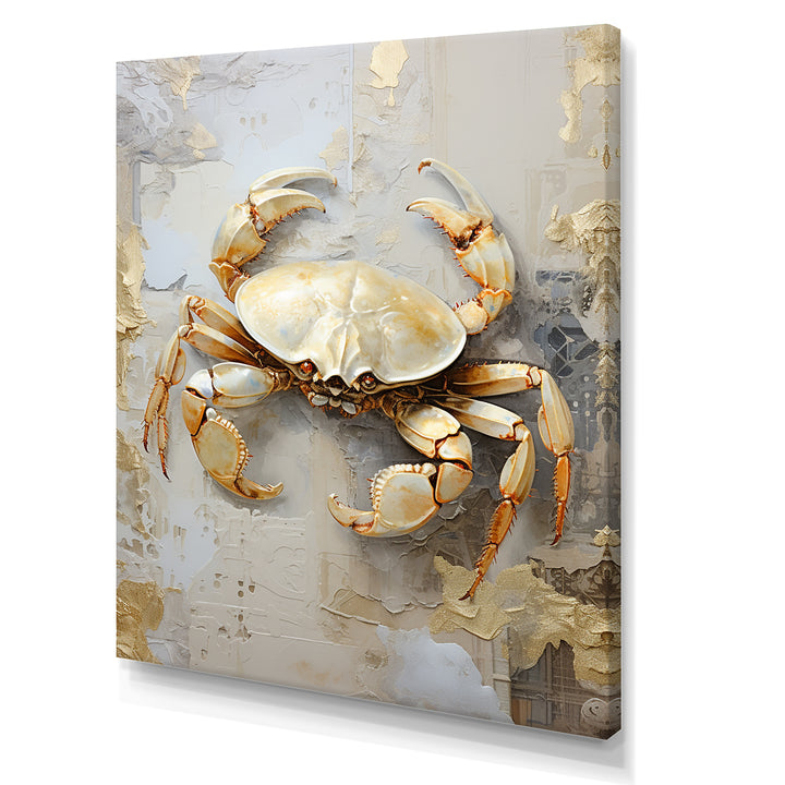 Minimalism Crab Painting - Crab Home Decor Art