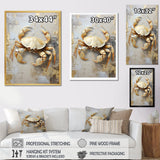 Minimalism Crab Painting - Crab Home Decor Art