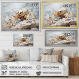 Minimalism Crayfish Impression - Crayfish Canvas Wall Art