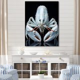 Modern Black And Blue Crayfish - Crayfish Wall Art Prints
