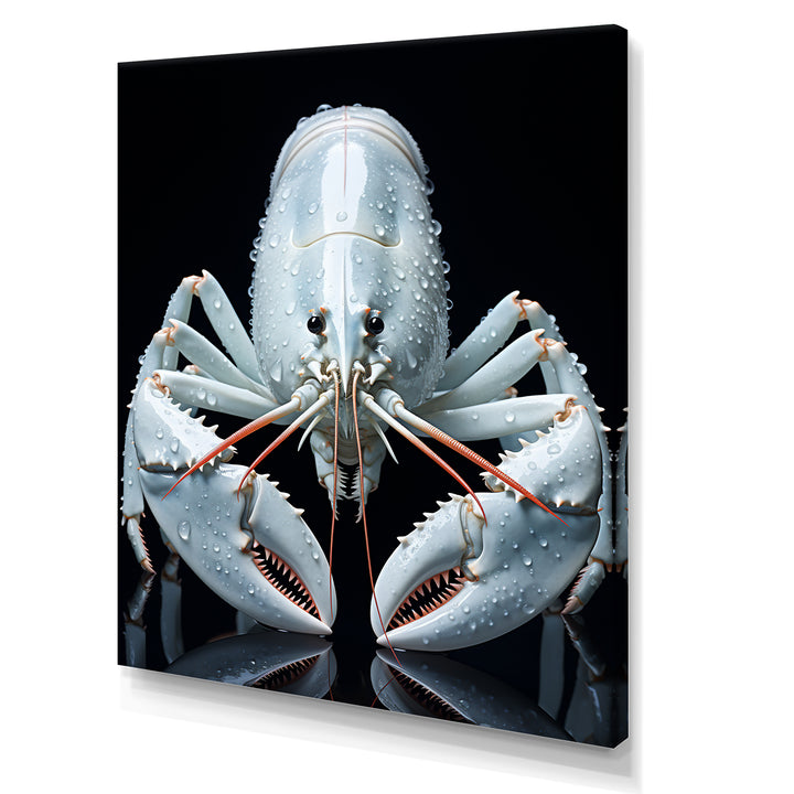 Modern Black And Blue Crayfish - Crayfish Wall Art Prints