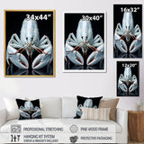 Modern Black And Blue Crayfish - Crayfish Wall Art Prints