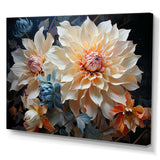 Dahlia S Colorful Symphony - Floral Canvas Wall Art