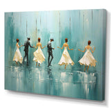 Rhythms Of The Rain Ballet Dance I - Fashion Canvas Wall Art