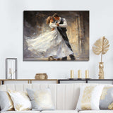 Couple Dance Ballroom Waltz II - Fashion Canvas Wall Art