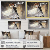 Couple Dance Ballroom Waltz II - Fashion Canvas Wall Art