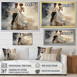 Couple Dance Ballroom Waltz III - Fashion Canvas Wall Art