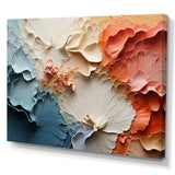 Beige And Orange Custards Collage II - Abstract Canvas Wall Art