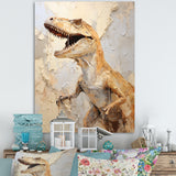 Dinosaur T Rex Supreme - Dinosaur Framed Canvas Art