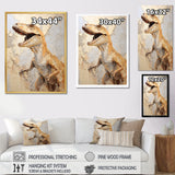 Dinosaur T Rex Supreme - Dinosaur Framed Canvas Art