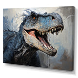 Dinosaur Blue T Rex Supreme - Dinosaur Home Decor Art