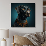 Dog Afghan Elegance - Dog Living Room Wall Art