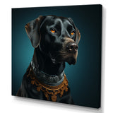 Dog Afghan Elegance - Dog Living Room Wall Art