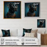 Dog Afghan Elegance - Dog Living Room Wall Art