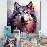 Dog Alaskan Malamute Majesty - Blue Dog Wall Art