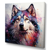 Dog Alaskan Malamute Majesty - Blue Dog Wall Art