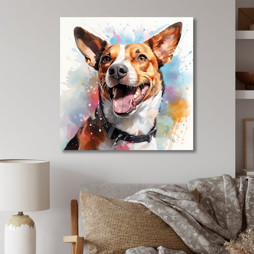 Dog Basenji Bliss - Dog Bedroom Wall Art