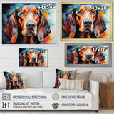 Dog Basset Hound Beauty - Dog Canvas Wall Art