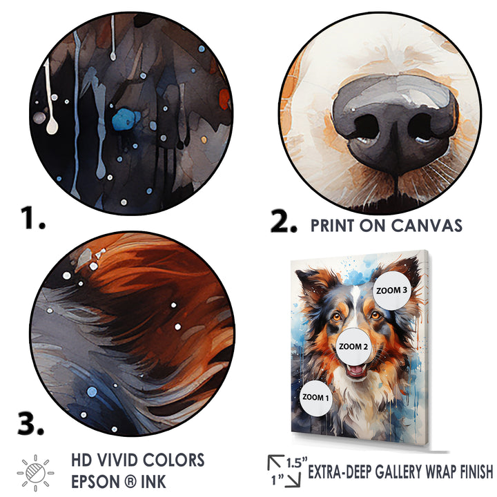 Border Collie Brilliance - Dog Bedroom Wall Art