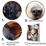 Border Collie Brilliance - Dog Bedroom Wall Art