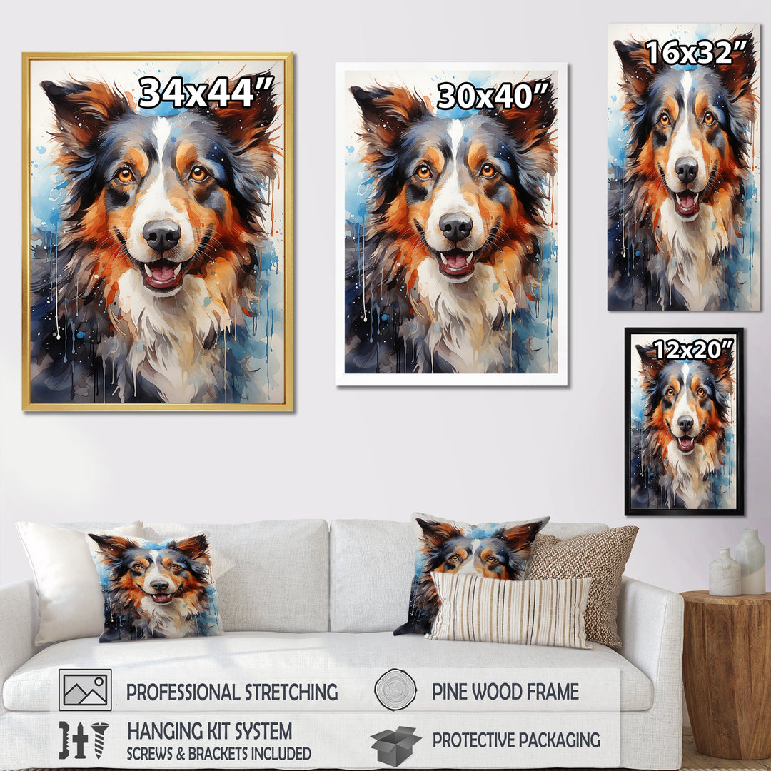Border Collie Brilliance - Dog Bedroom Wall Art