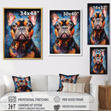 Bulldog Boldness - Black Dog Wall Art