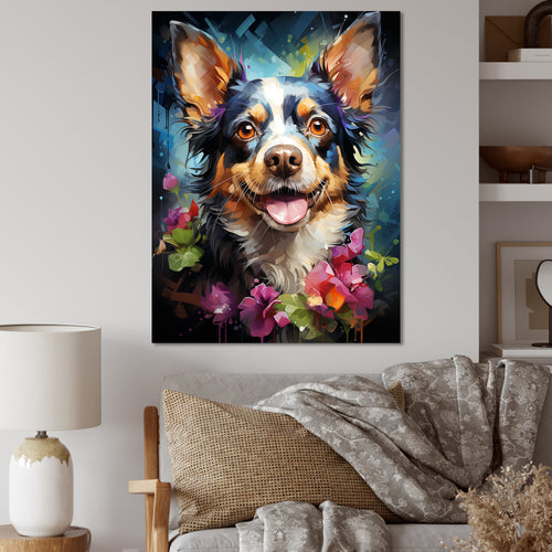 Chihuahua Charisma - Dog Large Canvas Wall Art