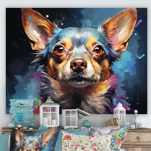 Chihuahua Chic - Dog Living Room Wall Art