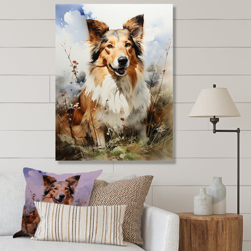 Collie Countryside - Dog Wall Art Prints
