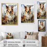 Collie Countryside - Dog Wall Art Prints