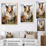 Collie Countryside - Dog Wall Art Prints
