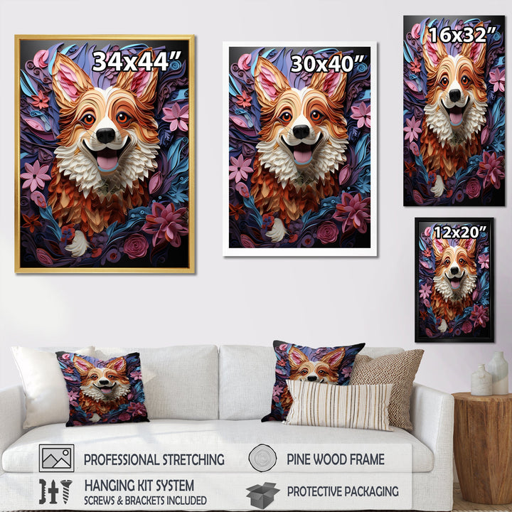 Corgi Charm - Dog Wall Art Prints