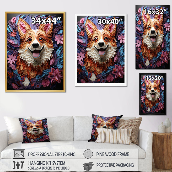 Corgi Charm - Dog Wall Art Prints