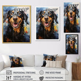 Dachshund Delight - Beige Dog Wall Art