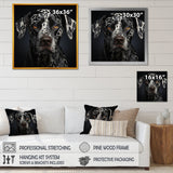 Dalmatian Dots - Dog Living Room Wall Art