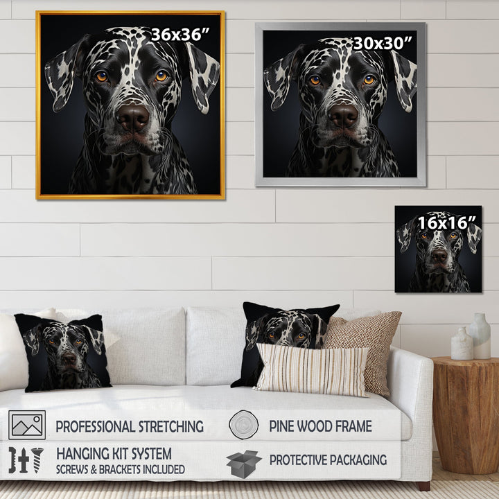 Dalmatian Dots - Dog Living Room Wall Art