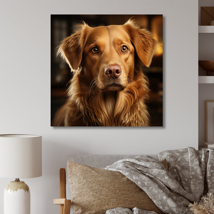 Dog Golden Grace - Brown Dog Wall Art