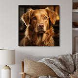 Dog Golden Grace - Brown Dog Wall Art