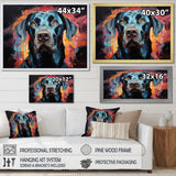 Dog Great Dane Grace - Dog Framed Canvas Art