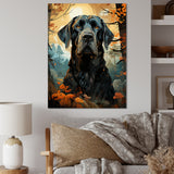 Dog Great Dane Grandeur - Dog Large Canvas Wall Art